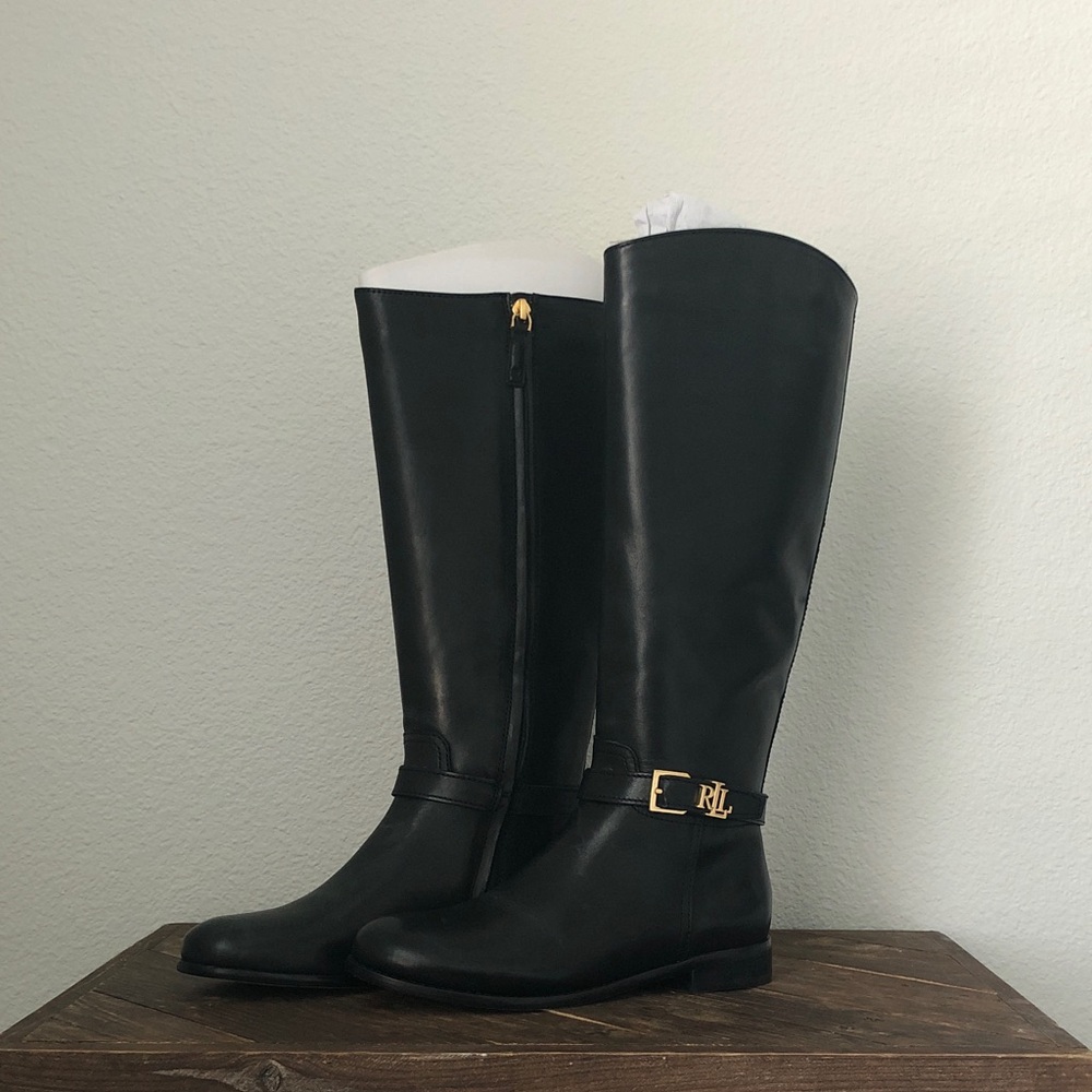 Lauren Ralph Lauren Black Heeled Boots